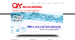 Desktop Screenshot of ortaasyamuhendislik.com