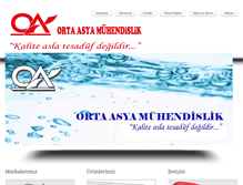 Tablet Screenshot of ortaasyamuhendislik.com